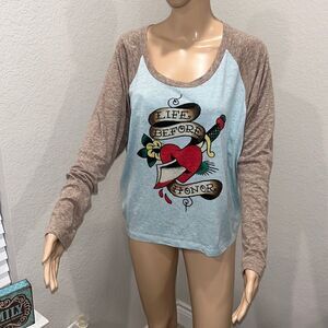Vintage Ed Hardy burner long sleeve tshirt